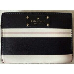 Kate Spade Stripped Bi-Fold Wallet